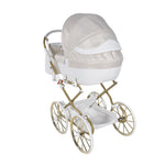 Junama Dolce White Gold Doll's Pram