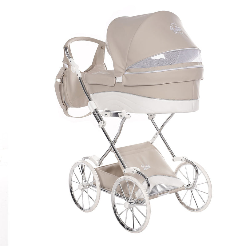 Junama Lulla Beige Doll's Pram