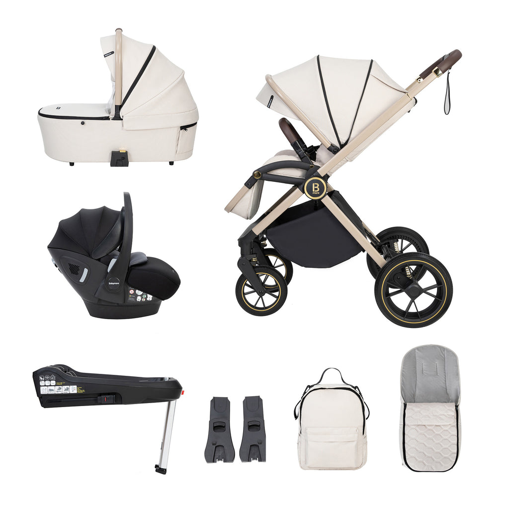 Babymore Kai Travel System Pecan with Base - Chelsea Baby