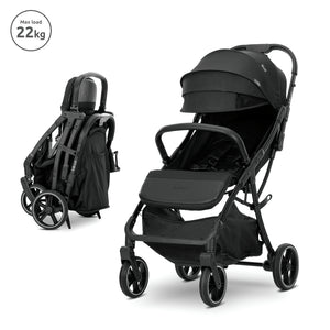 Lorelli Auto Fold Stroller Minori - Black 2 in 1 Photo 