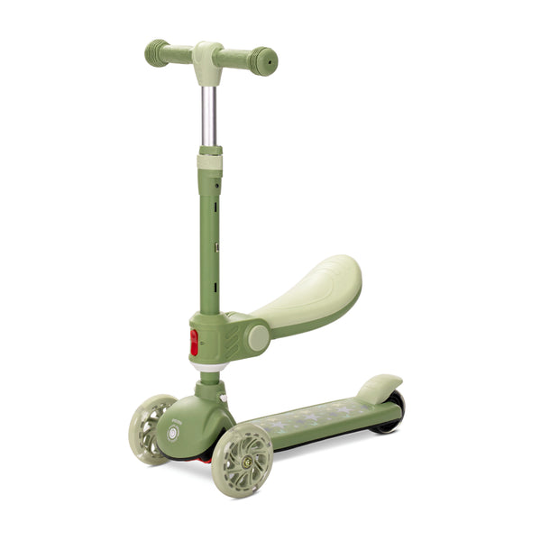 Lorelli Childrens Scooter Speedster – Green Front Side Angle