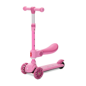 Lorelli Childrens Scooter Speedster – Pink Front Angle View