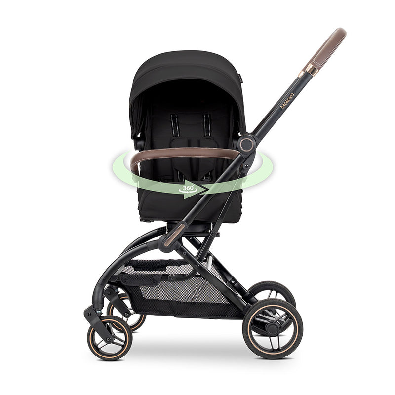 Lorelli Makaya 360 Rotation Stroller – Black