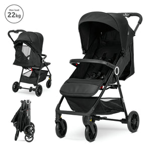 Lorelli Noir Lightweight One Handed Fold Stroller – Black  All in 1 image 