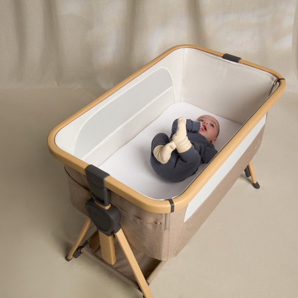 Silver Cross Lunar Bedside Crib