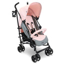 My Babiie MB02 Plus Lightweight Stroller - Pink and Grey