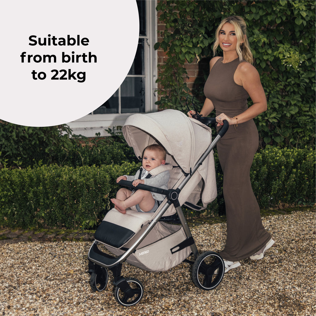 My Babiie MB160 Plus Pushchair - Oatmeal