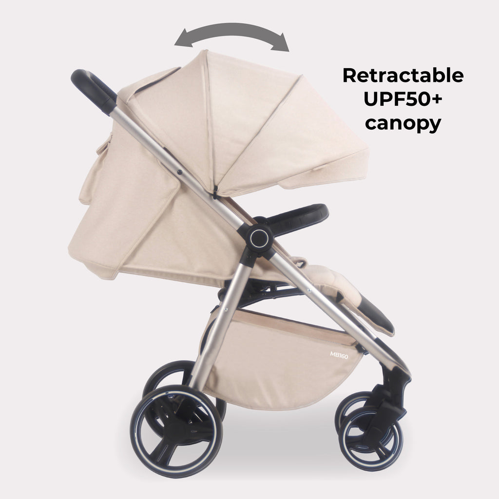 My Babiie MB160 Plus Pushchair - Oatmeal
