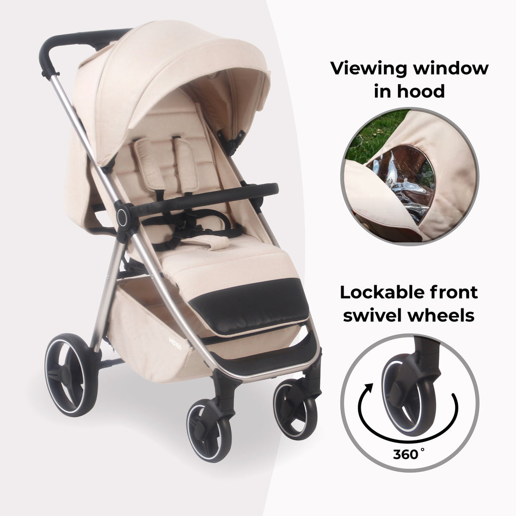 My Babiie MB160 Plus Pushchair - Oatmeal