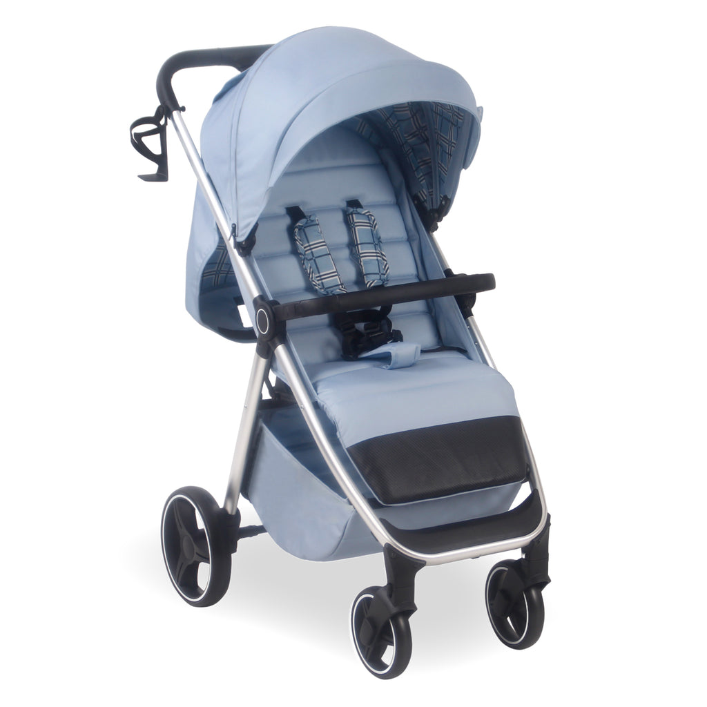 My Babiie MB160 Plus Pushchair - Blue Plaid
