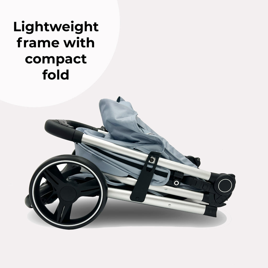 My Babiie MB160 Plus Pushchair - Blue Plaid