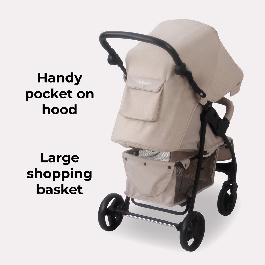 My Babiie MB30 Plus Pushchair - Oatmeal
