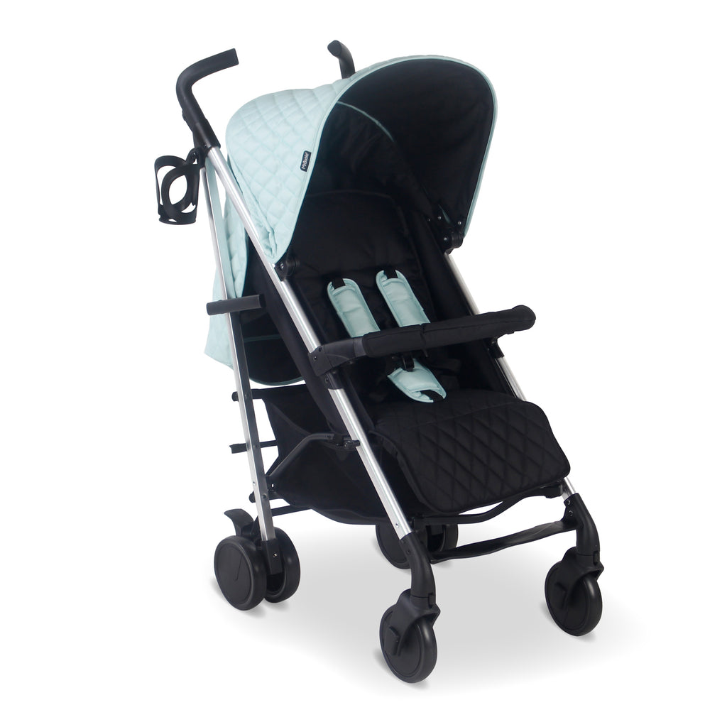 My Babiie MB51 Plus Stroller - Quilted Aqua