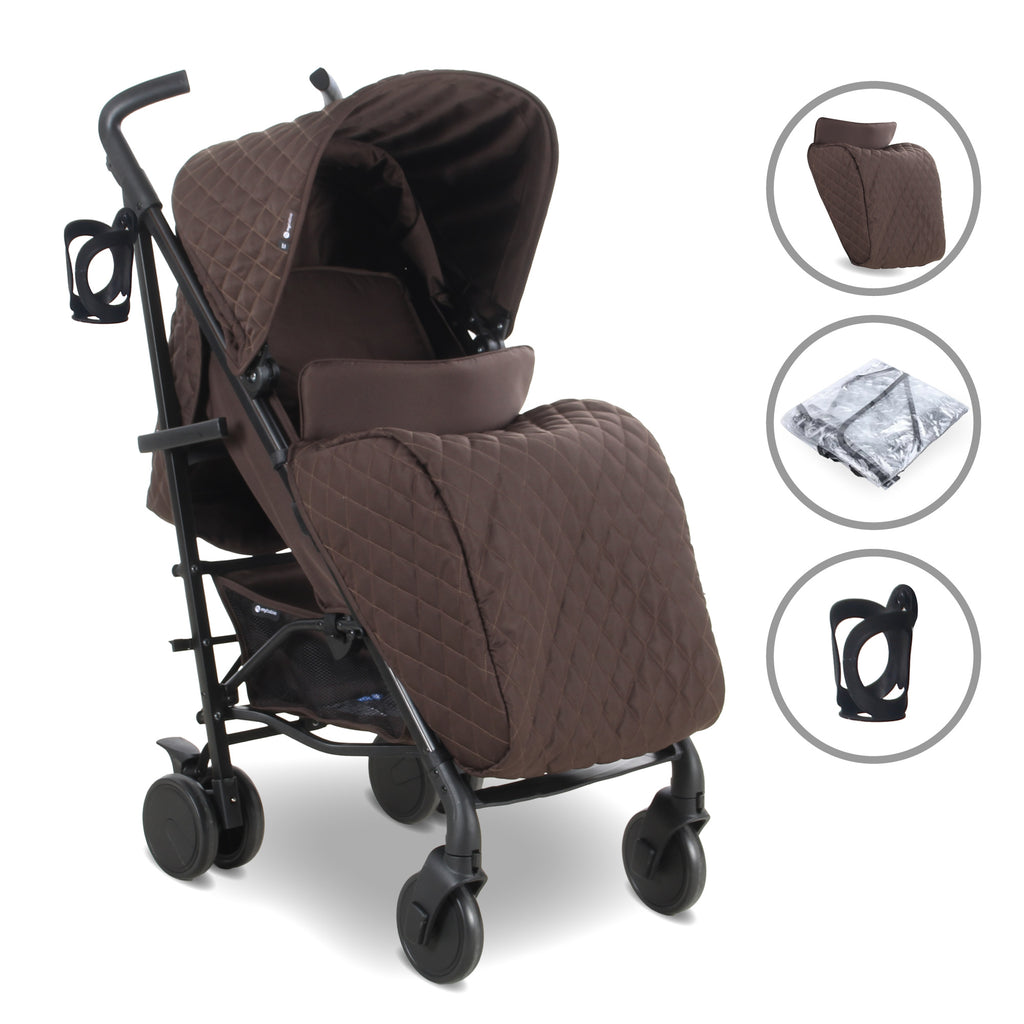 My Babiie MB51 Plus Stroller - Chocolate