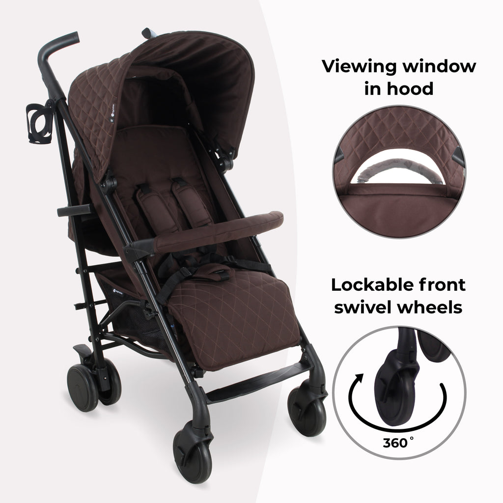My Babiie MB51 Plus Stroller - Chocolate