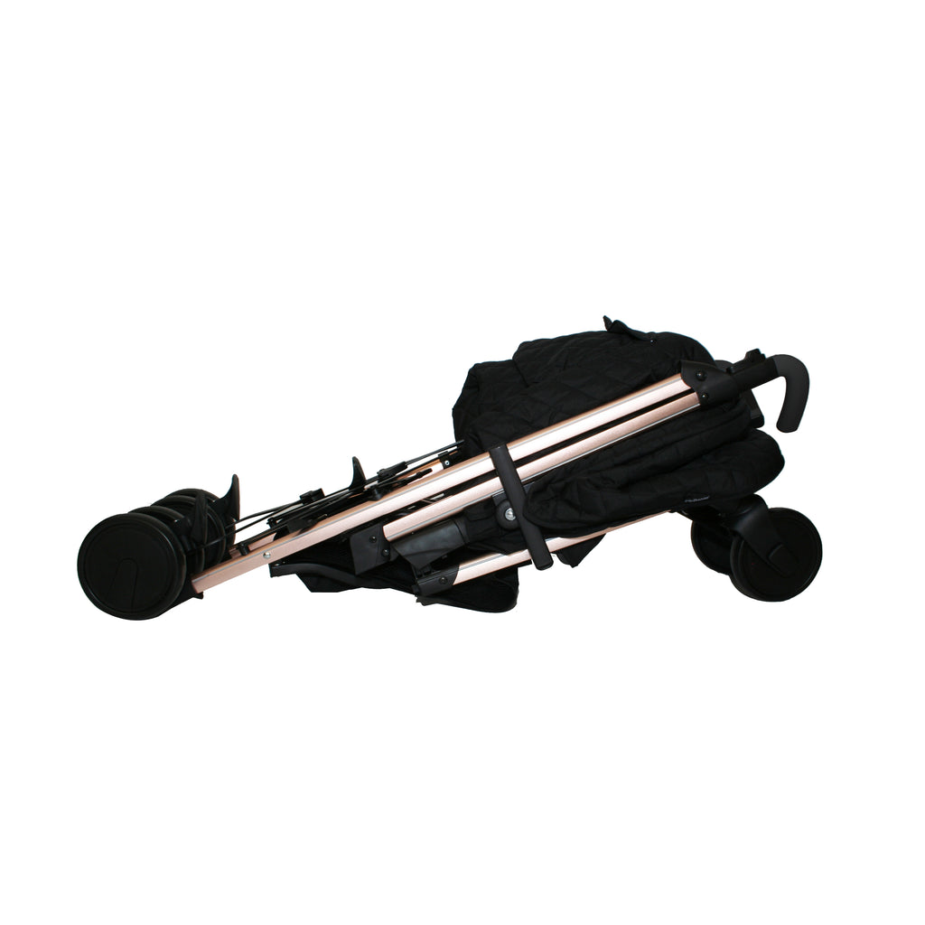 My Babiie MB51 Plus Stroller - Quilted Black