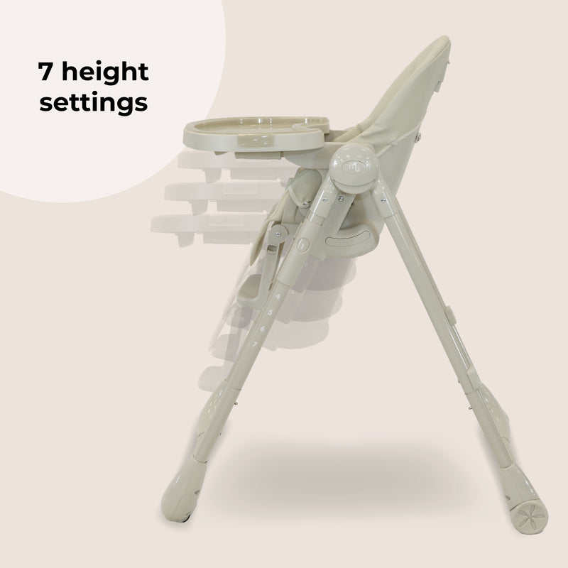 My Babiie MBHC9 Luxe Highchair - Oatmeal