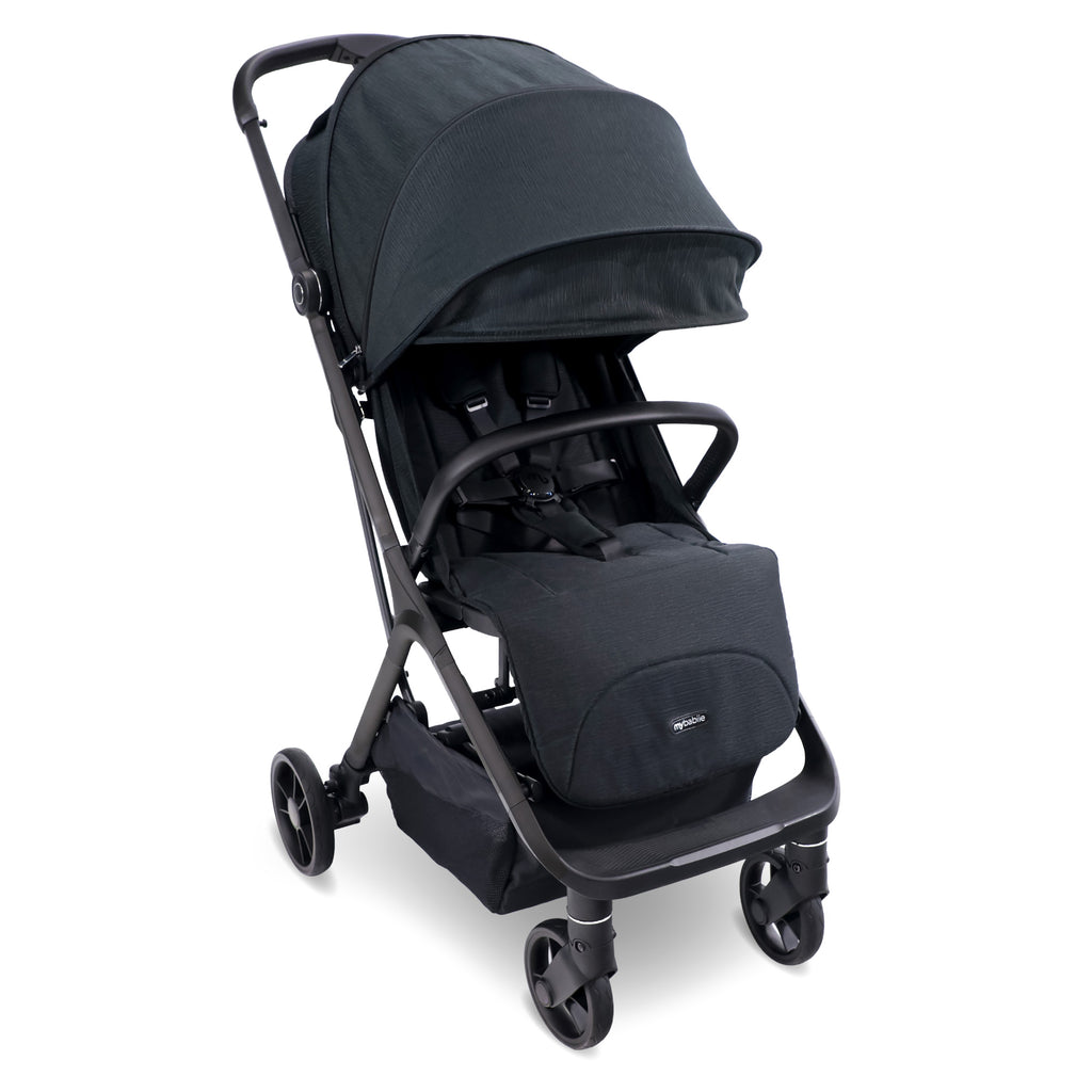 My Babiie MBX7 Plus Auto-Fold Stroller - Black