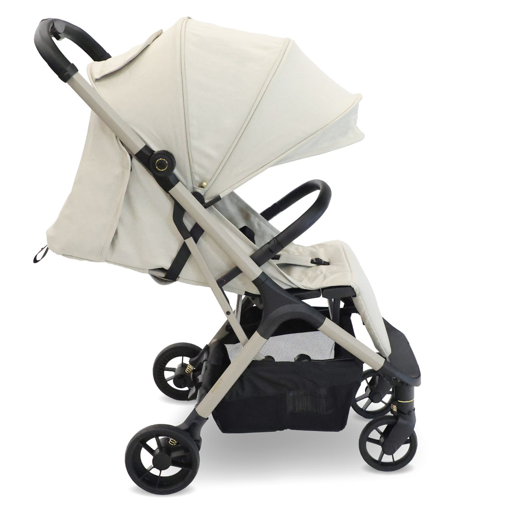 My Babiie MBX7 Plus Auto-Fold Stroller - Ivory
