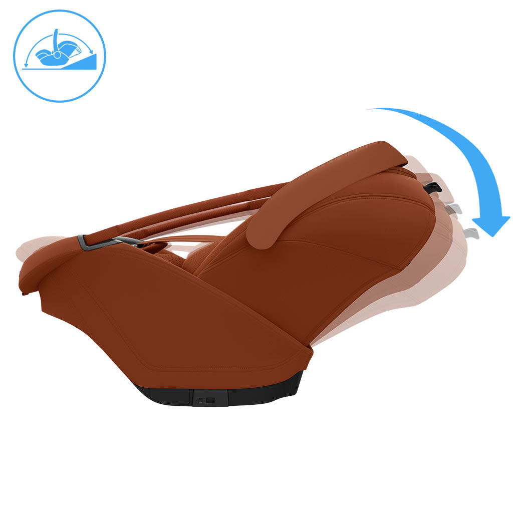 Maxi Cosi Coral Slide Pro i-Size Car Seat - Copper Terra