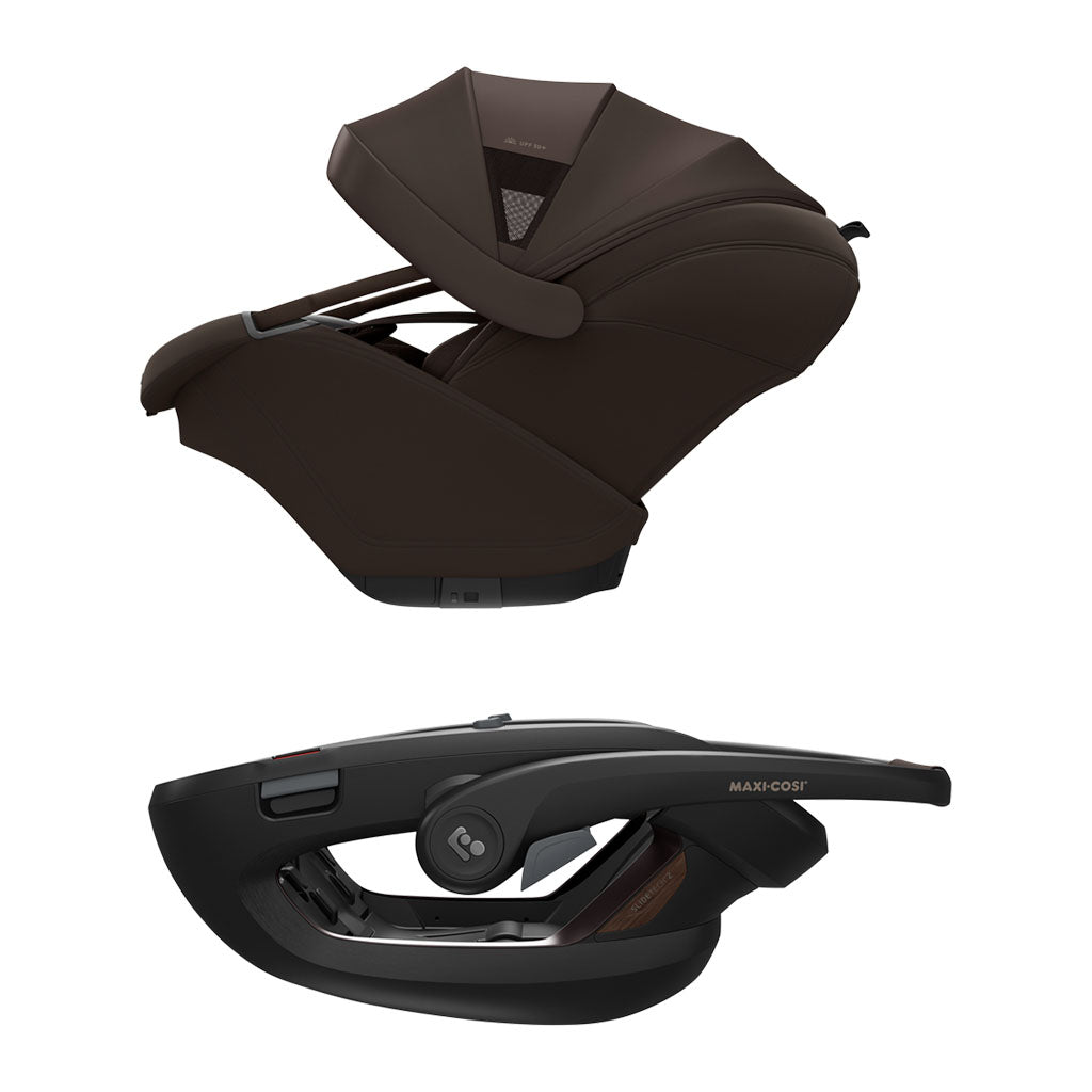 Maxi Cosi Coral Slide Pro i-Size Car Seat - Espresso Brown