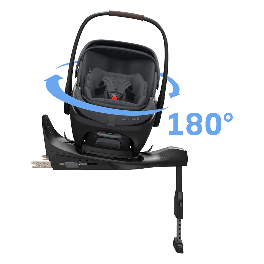 Maxi Cosi Coral Slide Pro i-Size Car Seat - Moon Graphite