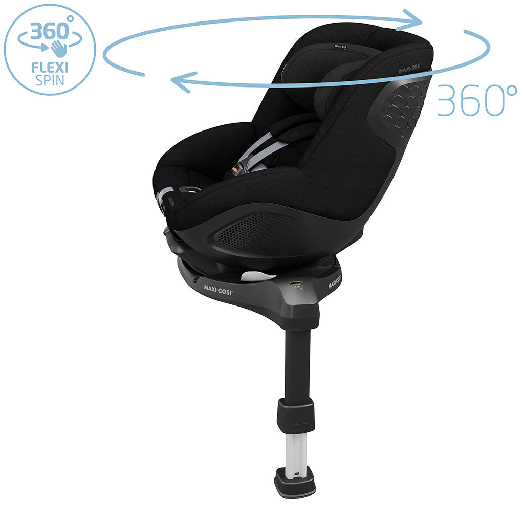 Maxi Cosi Mica 360 Pro Car Seat - Authentic Black
