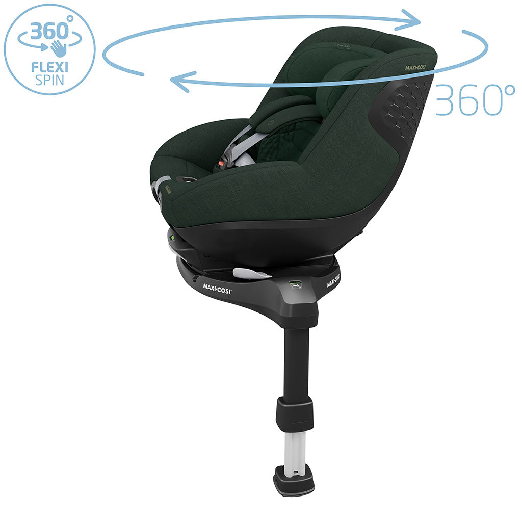 Maxi Cosi Pearl 360 Pro Car Seat - Authentic Green