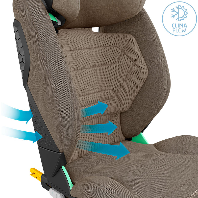 Maxi Cosi RodiFix Pro² i-Size Car Seat - Authentic Truffle