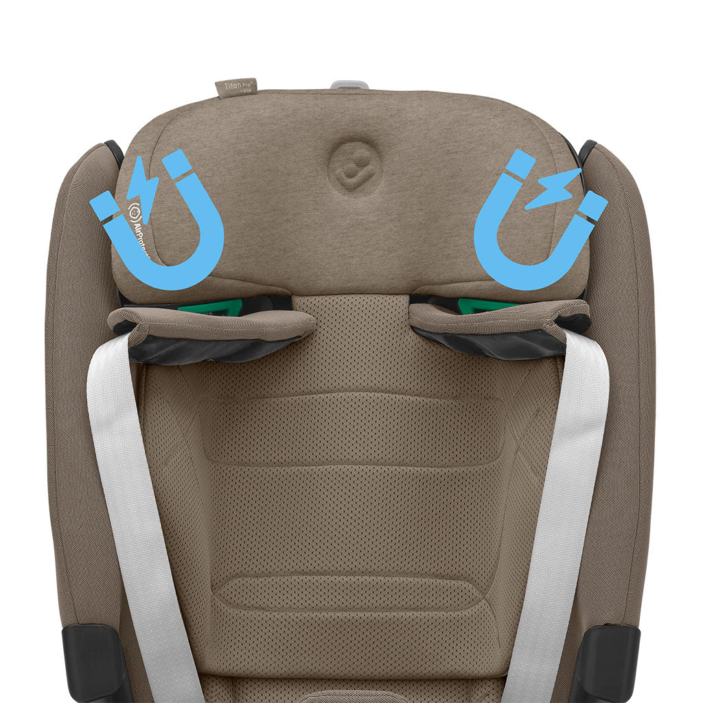 Maxi Cosi Titan Pro i-Size Car Seat - Authentic Truffle