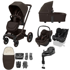 Maxi Cosi Fame 10 Piece Premium Family XL Travel System Espresso Brown