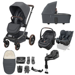 Maxi Cosi Fame 10 Piece Ultimate Family XL Travel System Moon Graphite