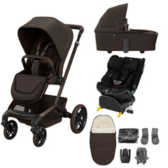 Maxi Cosi Fame 8 Piece Emerald 360 Pro Bundle Espresso Brown