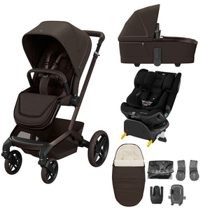 Maxi Cosi Fame 8 Piece Emerald 360 Pro Bundle Espresso Brown