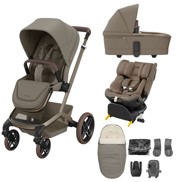 Maxi Cosi Fame 8 Piece Emerald 360 Pro Bundle Oak Truffle