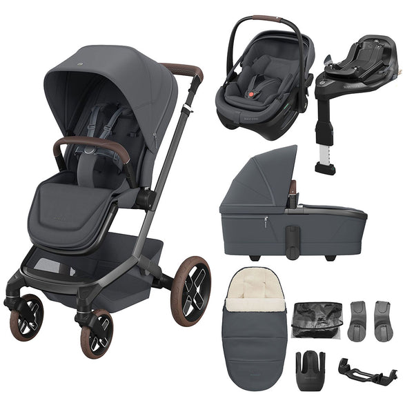 Maxi Cosi Fame 8 Piece Ultimate Travel System Moon Graphite