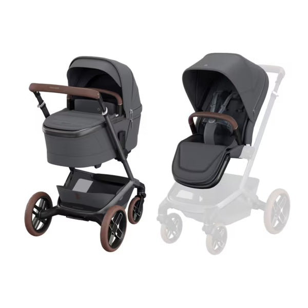 Maxi Cosi Fame Pushchair and Carrycot Moon Graphite