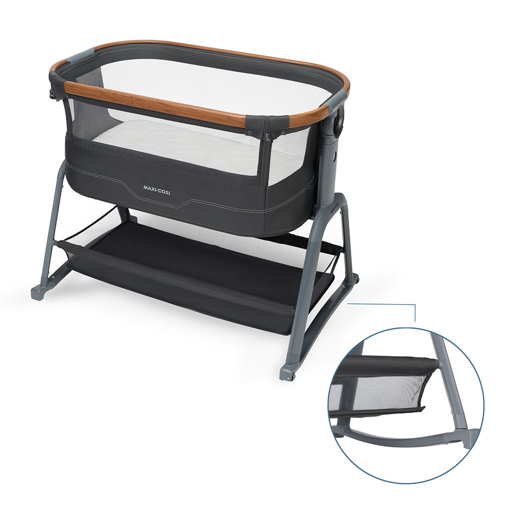 Maxi Cosi Iora Plus Bedside Crib Elegance Graphite 2