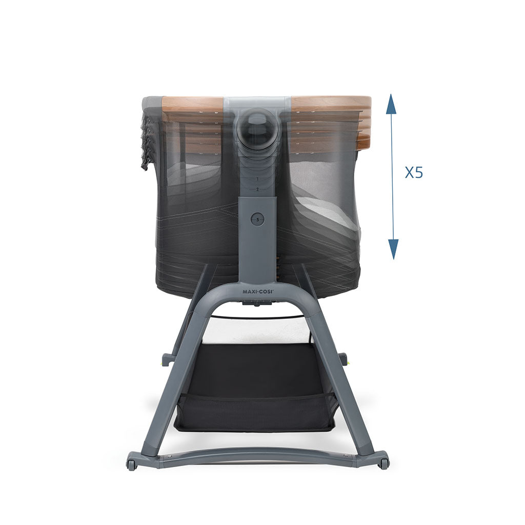 Maxi Cosi Iora Plus Bedside Crib Elegance Graphite 4