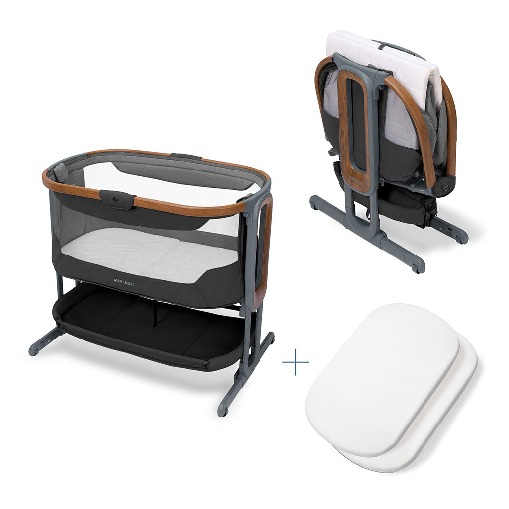 Maxi Cosi Iora Pro Bedside Crib Elegance Graphite 1