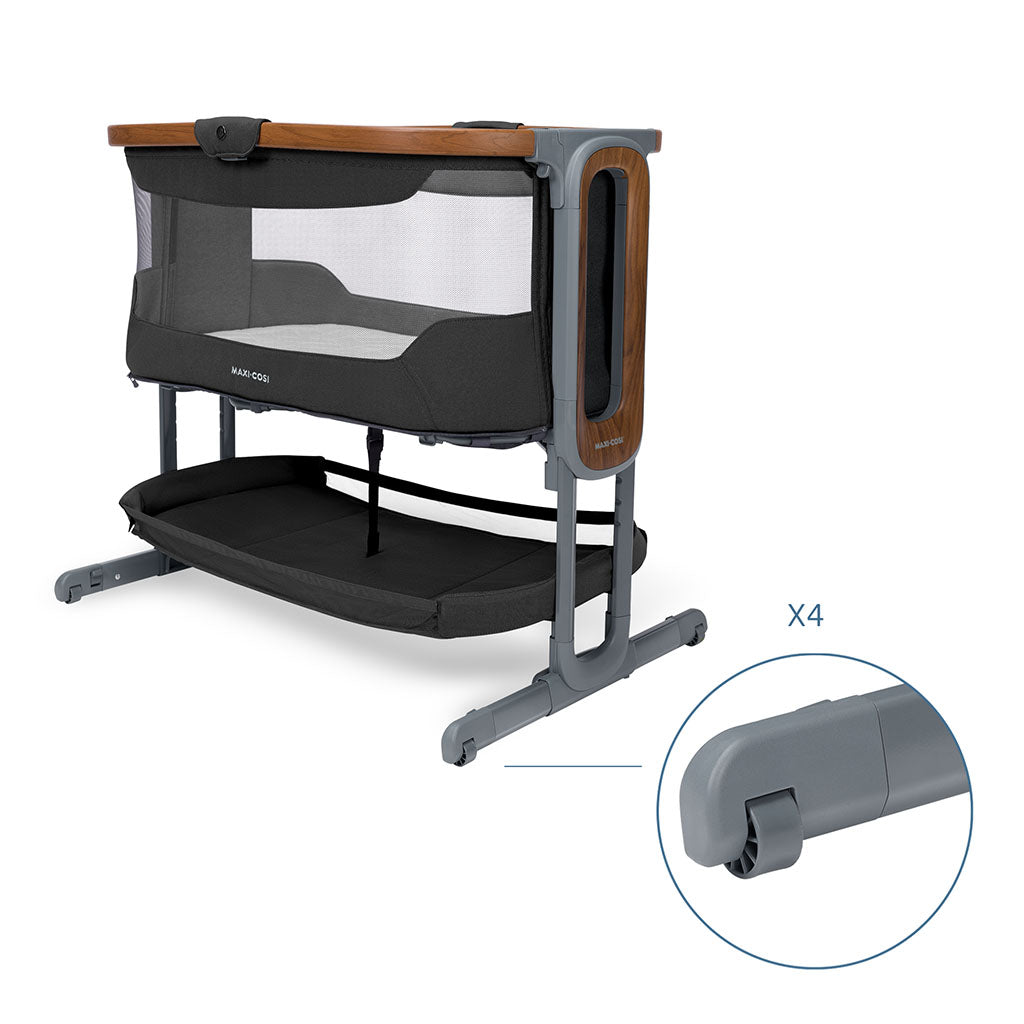 Maxi Cosi Iora Pro Bedside Crib Elegance Graphite 6