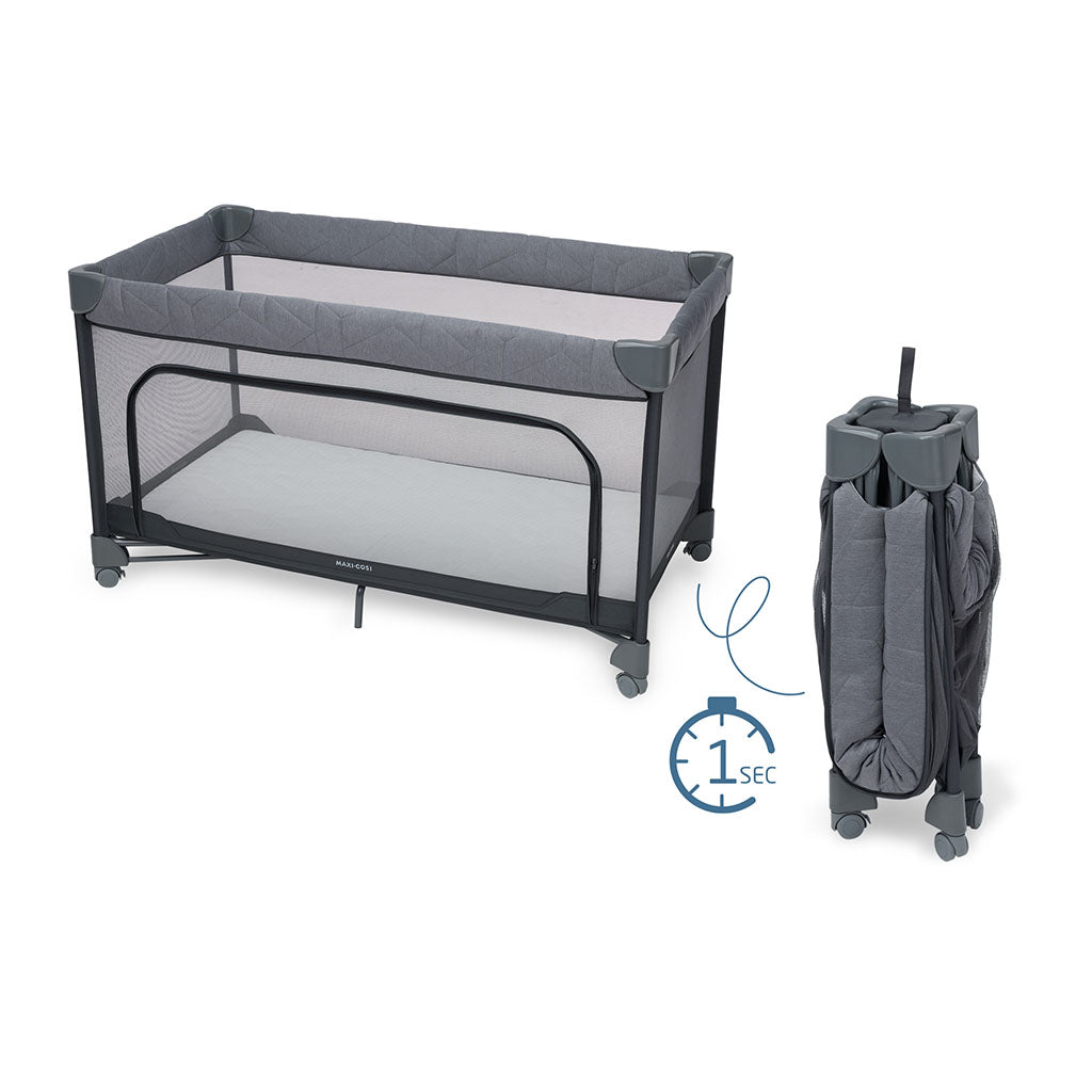 Maxi Cosi Merlin Travel Cot Elegance Graphite 3