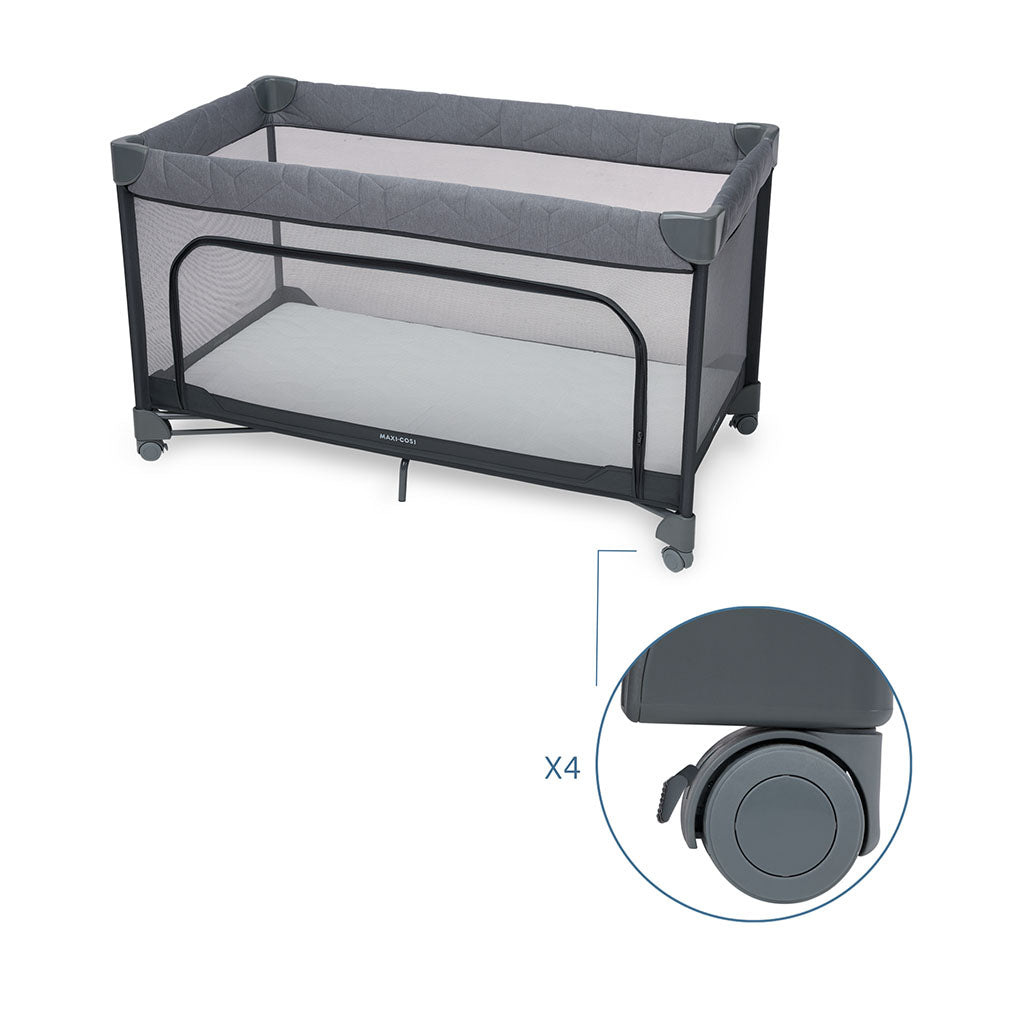 Maxi Cosi Merlin Travel Cot Elegance Graphite 6