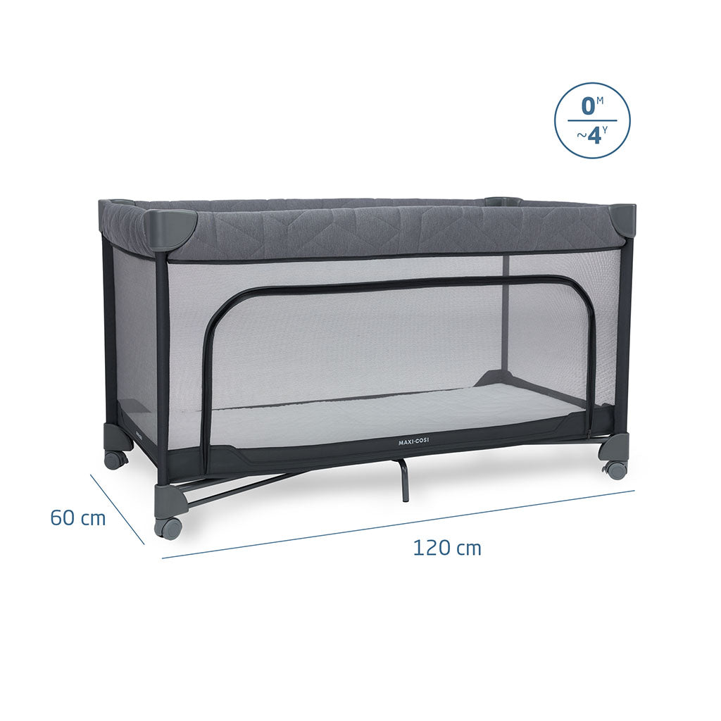 Maxi Cosi Merlin Travel Cot Elegance Graphite 7