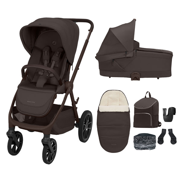 Maxi Cosi Oxford Plus 7 Piece Essential Bundle Espresso Brown