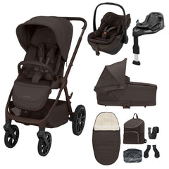 Maxi Cosi Oxford Plus 9 Piece Premium Travel System Espresso Brown
