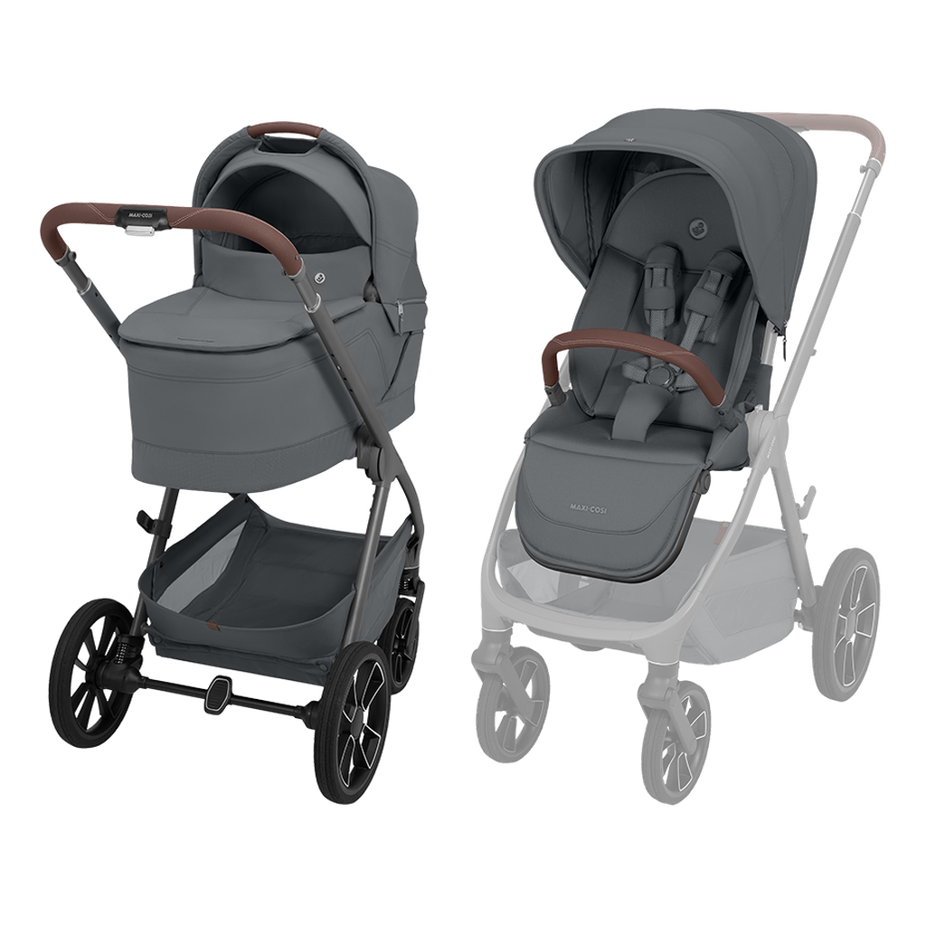 Maxi Cosi Oxford Plus Pushchair and Carrycot Moon Graphite