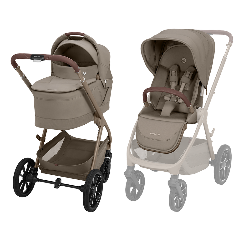 Maxi Cosi Oxford Plus Pushchair and Carrycot Oak Truffle