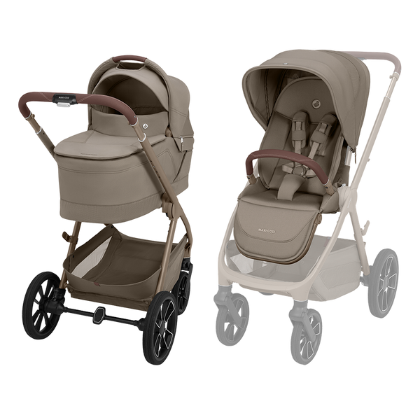 Maxi Cosi Oxford Plus Pushchair and Carrycot Oak Truffle