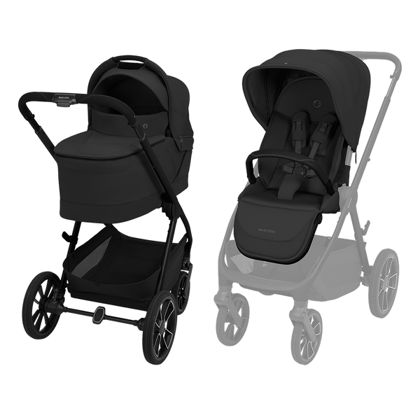 Maxi Cosi Oxford Plus Pushchair and Carrycot Onyx Black